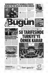 KAHRAMANMARAŞ'TA BUGÜN