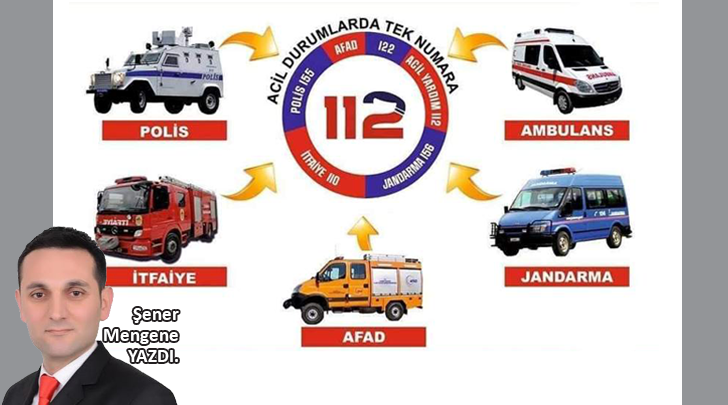 Afet ve acil durumlarda tek numara; 112