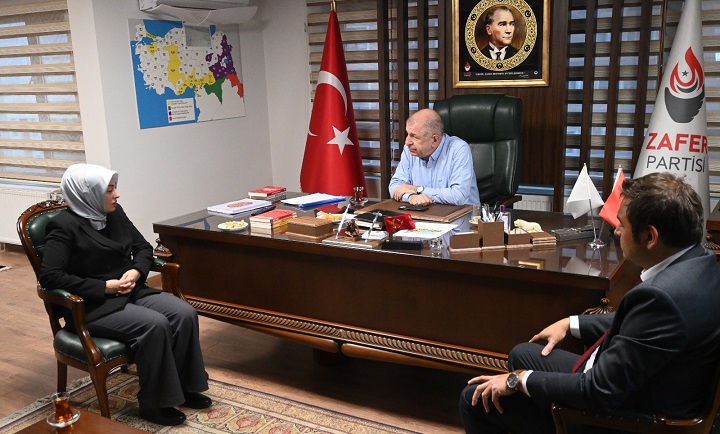 Ayşe Ateş, Ümit Özdağ’ı ziyaret etti