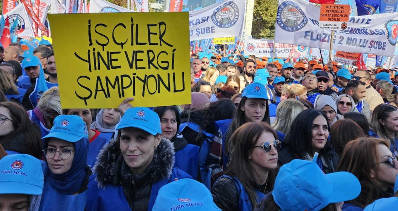 İşçiler ‘Geçinemiyoruz’ diyerek meydanlara çıktı