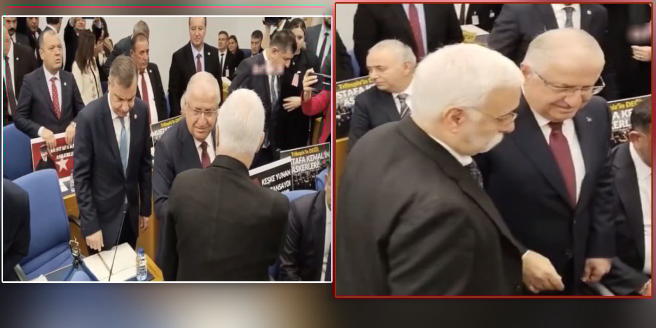 Mecliste teğmenler protestosu