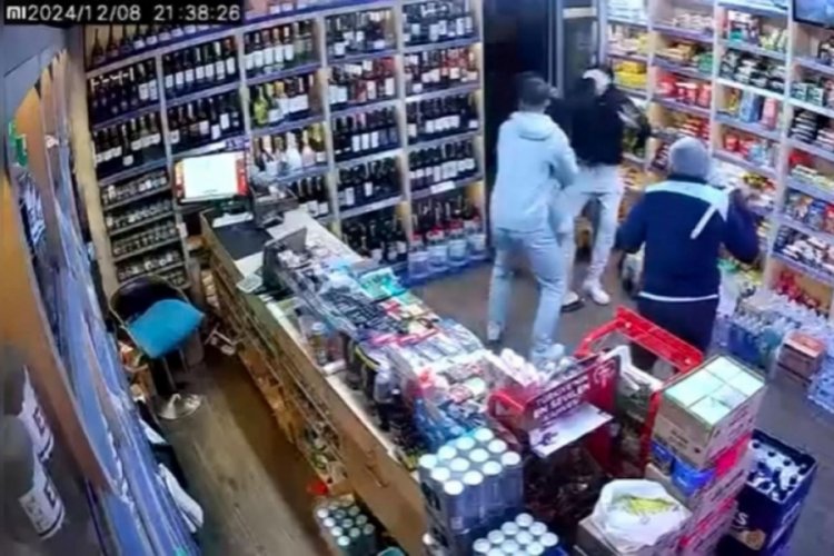 Tekel bayisini  bastı  sopa yedi