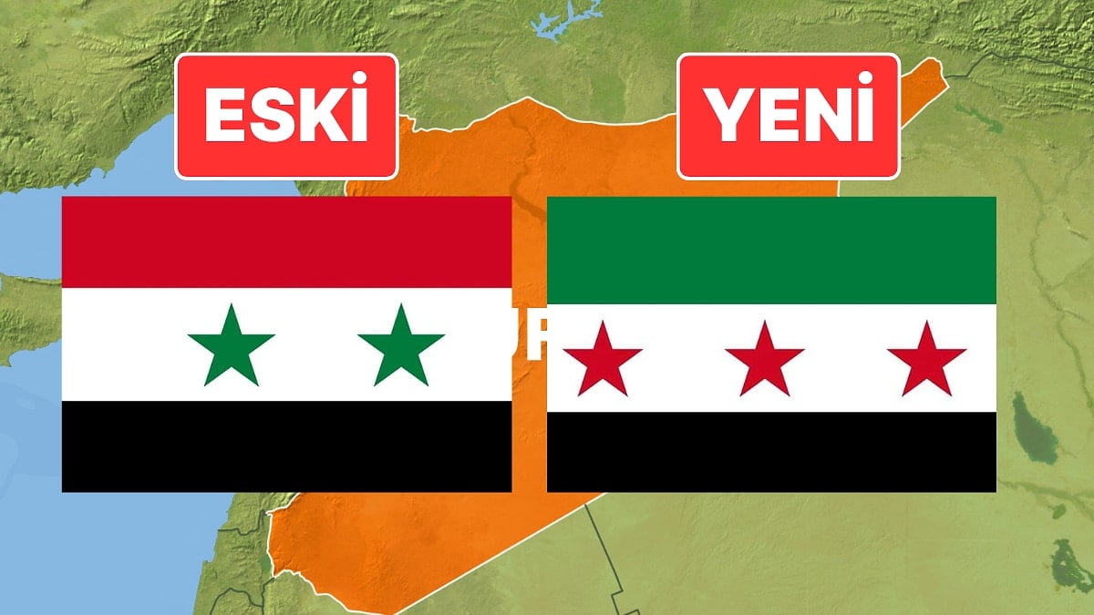 Suriye’nin bayrağı değişti. İşte yeni yıldızın anlamı