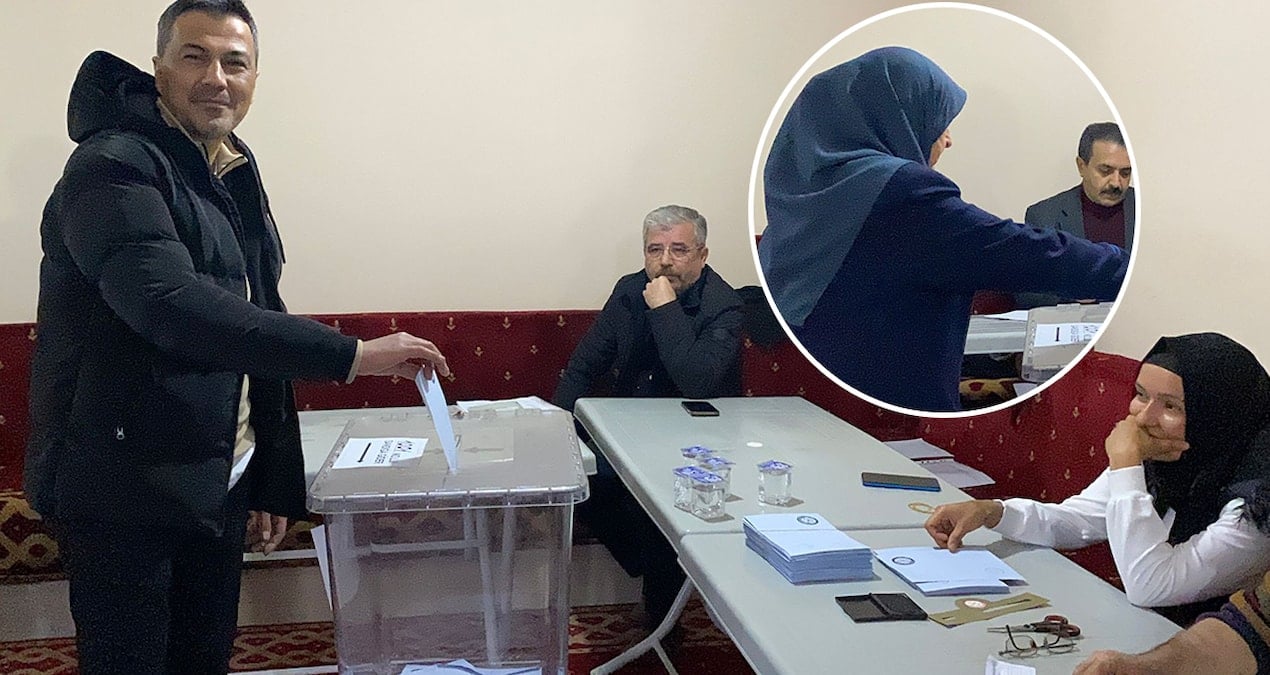 Yeni yıla 2 gün kala sandık başına gidip oy kullandılar