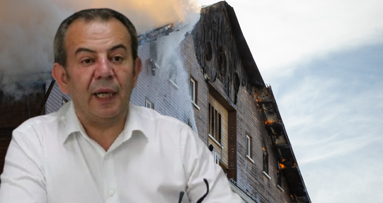Tanju Özcan, Bolu’da yanan otele kimin ruhsat verdiğini açıkladı