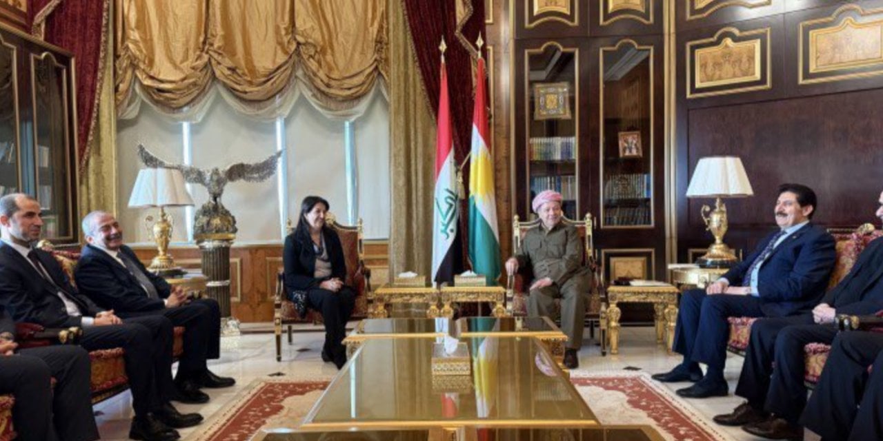 DEM Parti İmralı heyeti Mesut Barzani ile görüştü