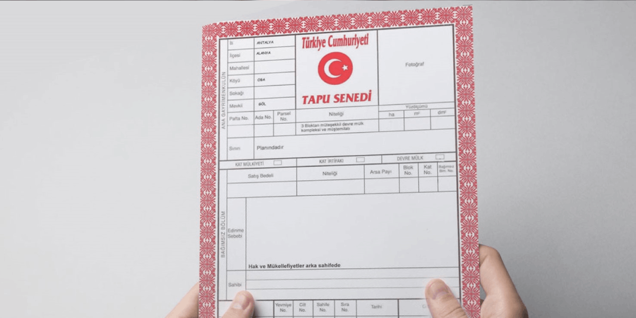 Tapu sahipleri dikkat!