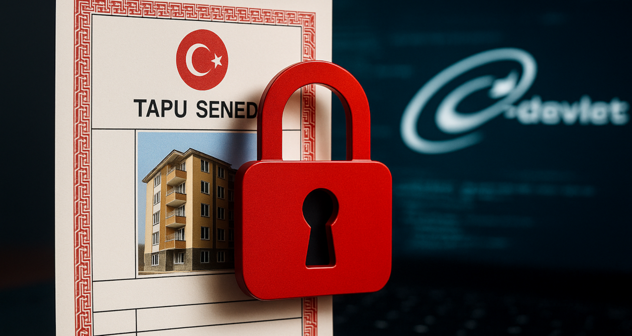 Tapusunu e-Devlet’ten kilitlemeyen büyük kaybediyor!