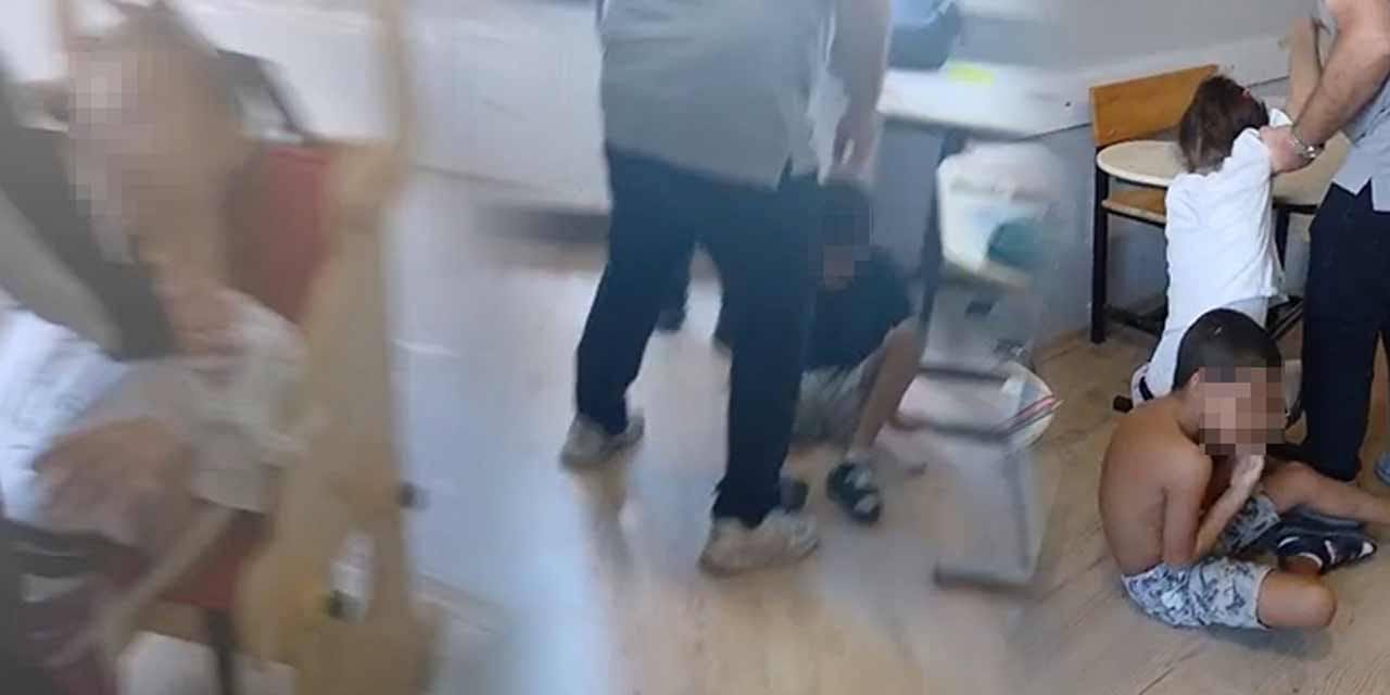 Engelli çocuklara okulda işkence! İnsanlık dışı görüntüler…