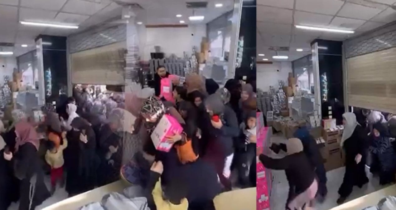 Kepenkler açılır açılmaz izdiham yaşandı! Birbirlerini ezdiler