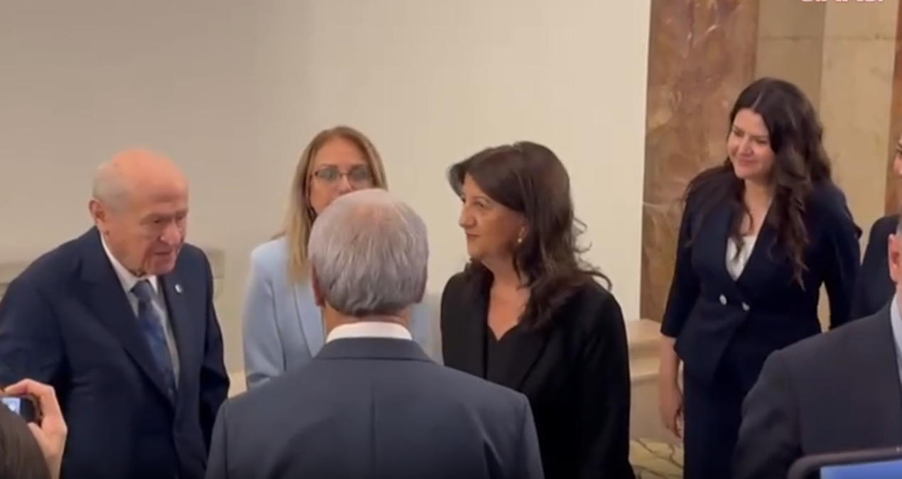 Devlet Bahçeli ile DEM Partililer arasında sıcak temas