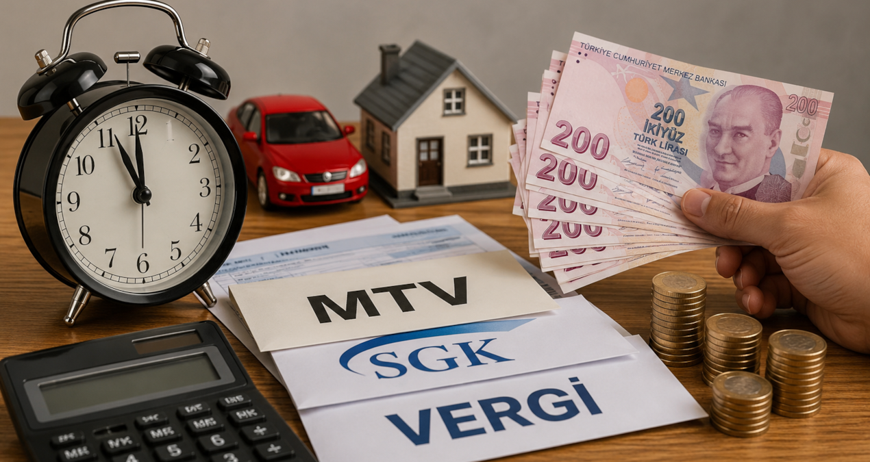 MTV, SGK ve vergi borcu olanlar dikkat