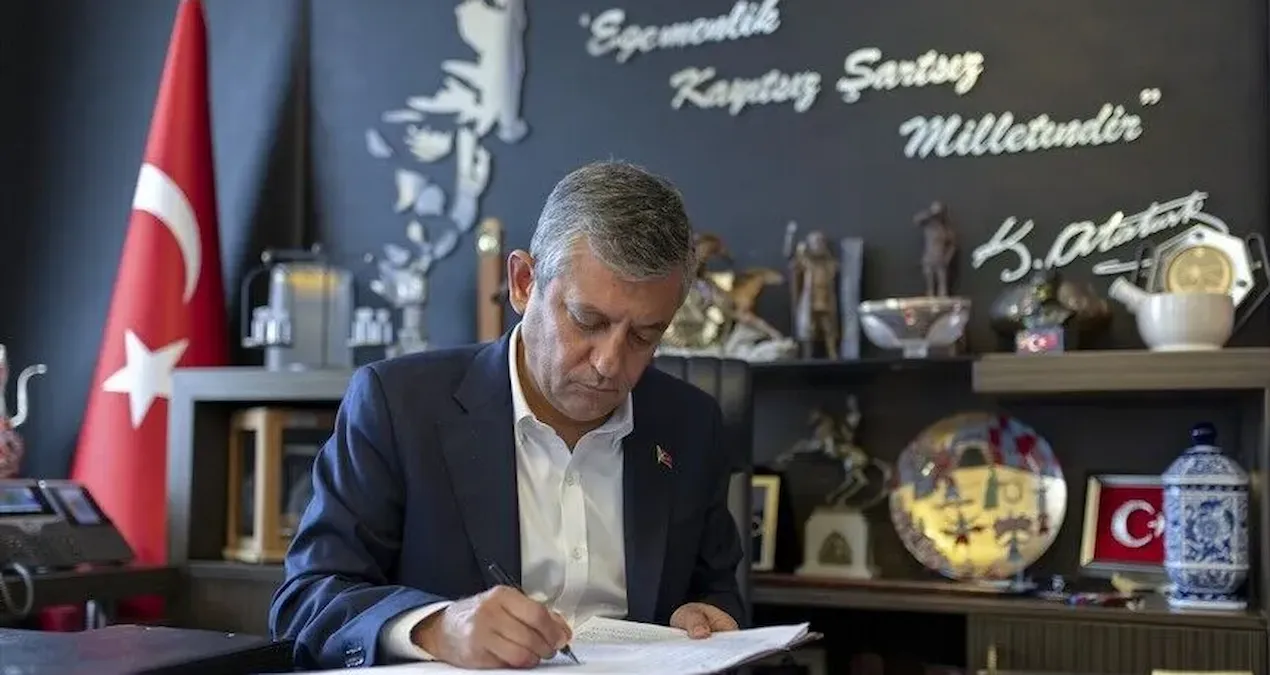 Özgür Özel’in dokunulmazlık dosyası Meclis’e sunuldu