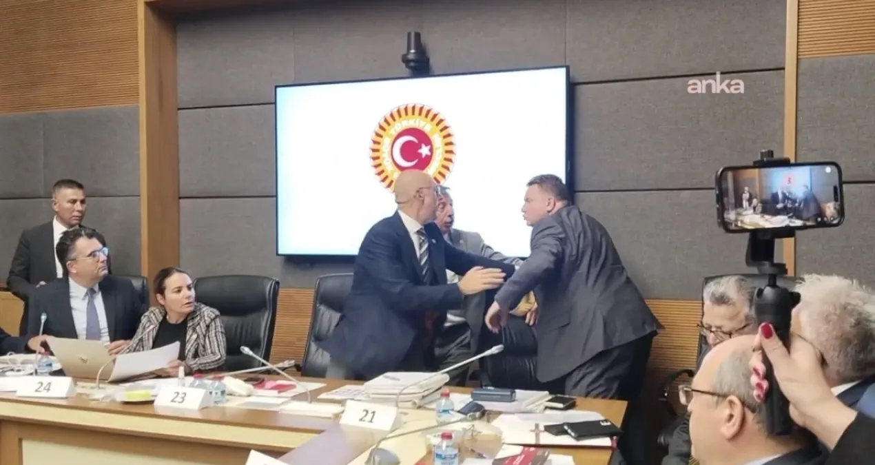 TBMM’de ‘Pislik’ tartışması! MHP’li vekil masayı yumrukladı: İYİ Partili vekilin üzerine yürüdü