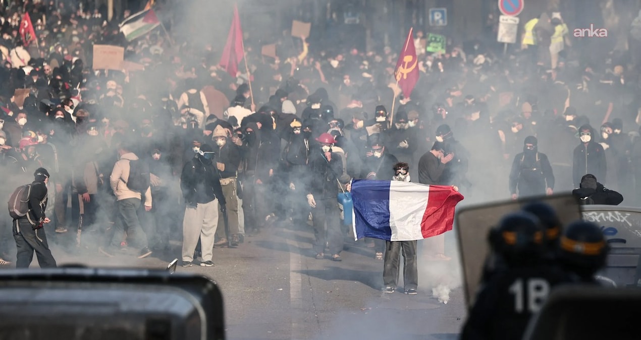Fransa’da pahalılık protestoları: Yaklaşık bin gözaltı, iki ağır yaralı