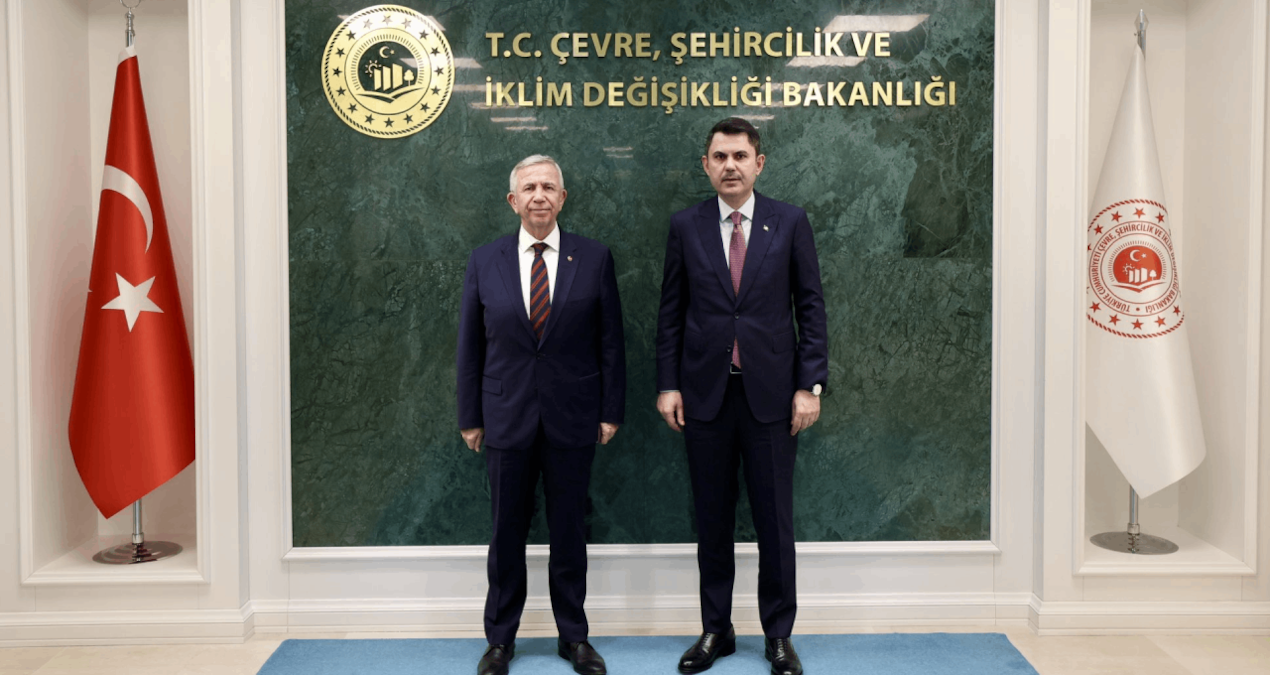 Mansur Yavaş, Murat Kurum’la bir araya geldi